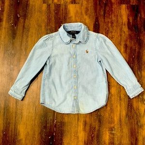 3T Girl’s Ralph Lauren Jean Shirt